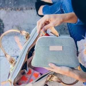 India Hicks Baby Duchess Toiletry Makeup Bag Clutch NEW